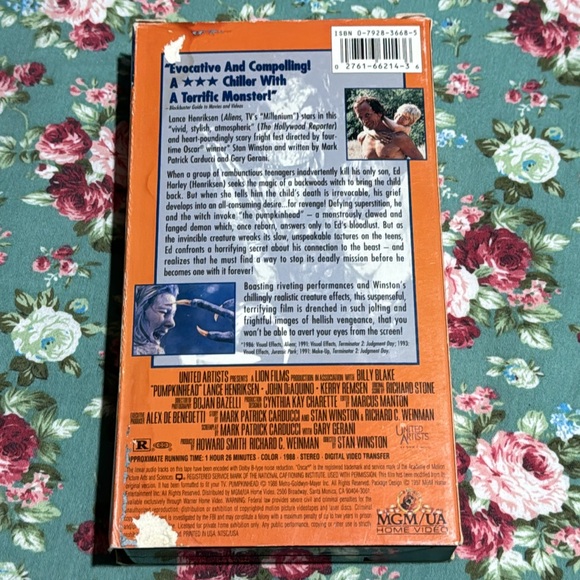 Pumpkinhead 📼 VHS cult classic horror movie 🍿! Used, tested & approved. Scary! - Picture 3 of 5